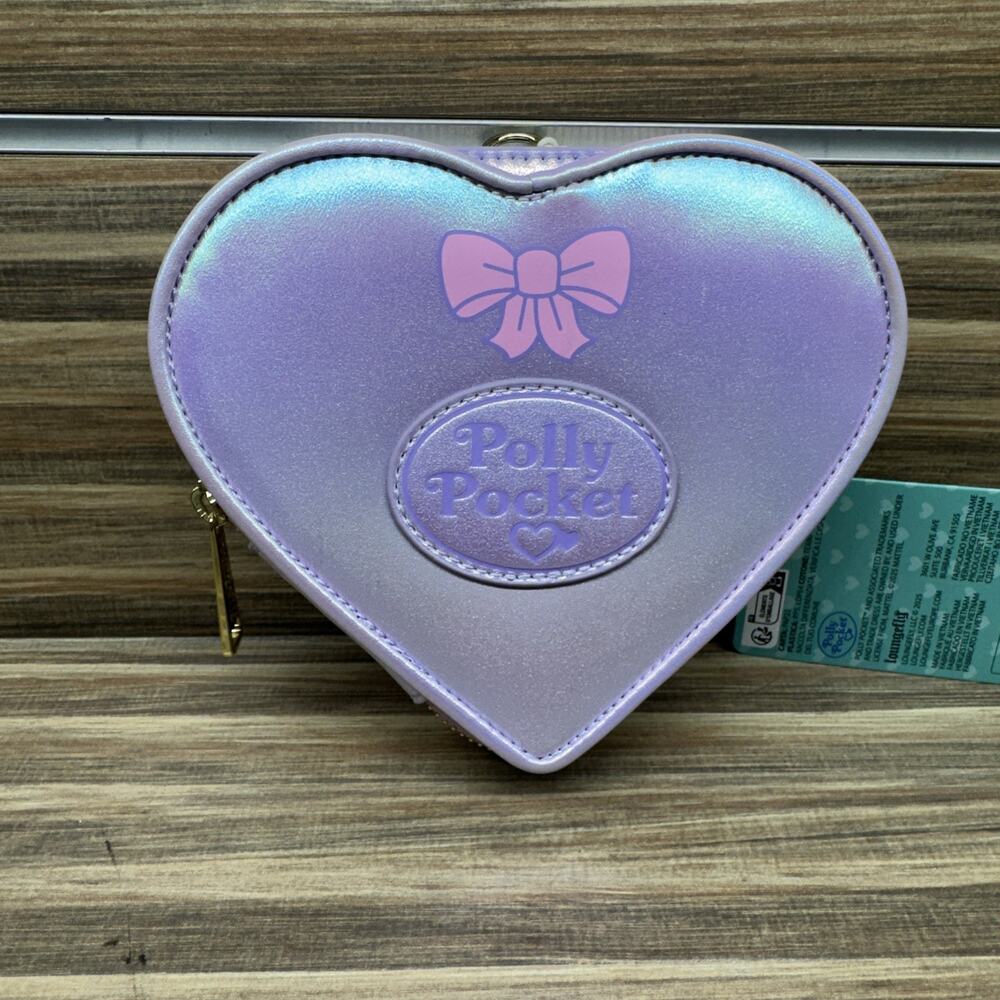SDCC 2024 Comic Con Polly Pocket Compact Playset Figural Zip Around Wallet NEW